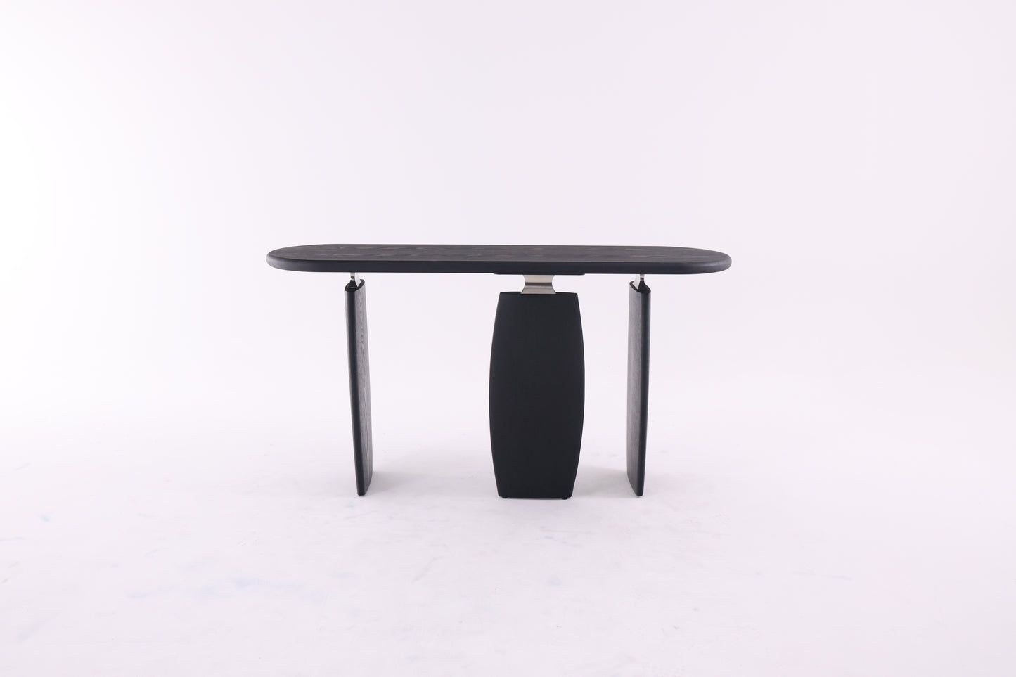 Console rectangulaire en bois massif avec finition naturelle, idéale pour un intérieur chaleureux et authentique.