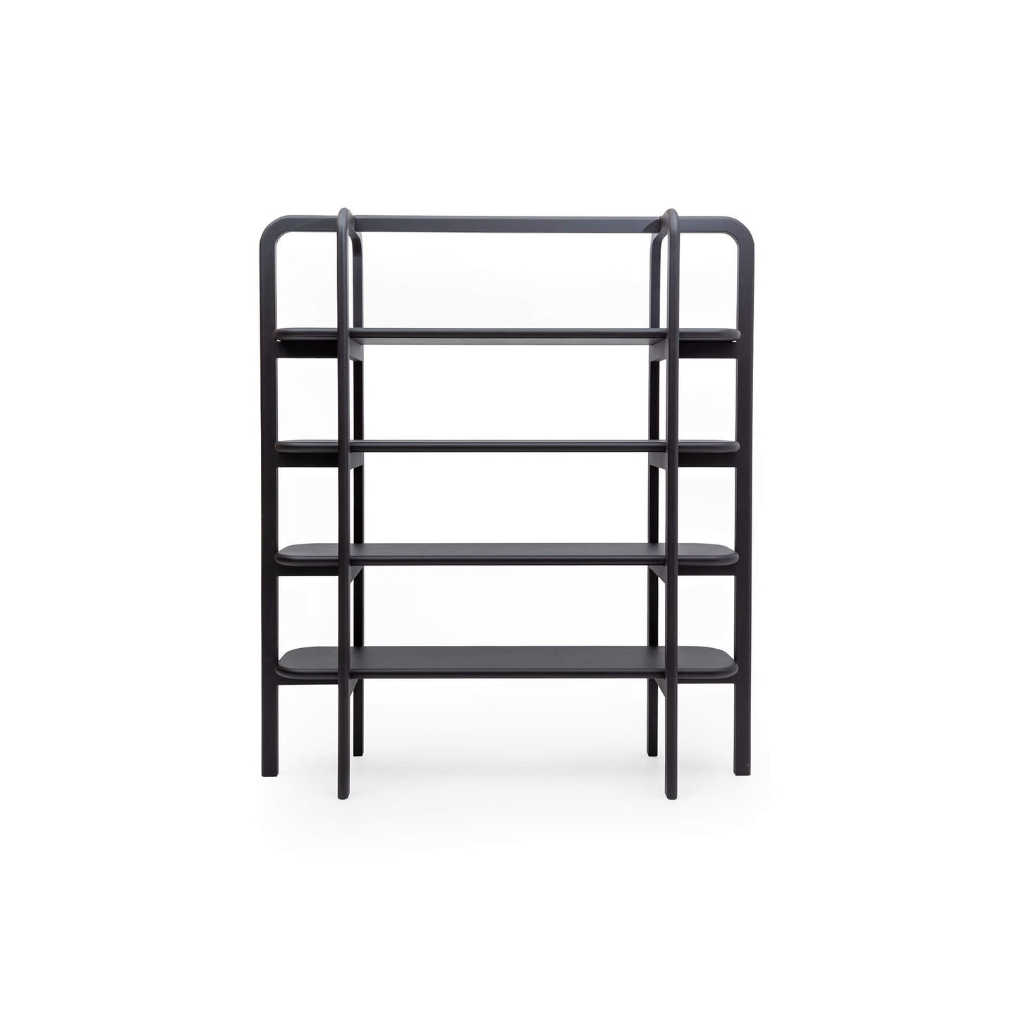 Bibliothèque en bois noir