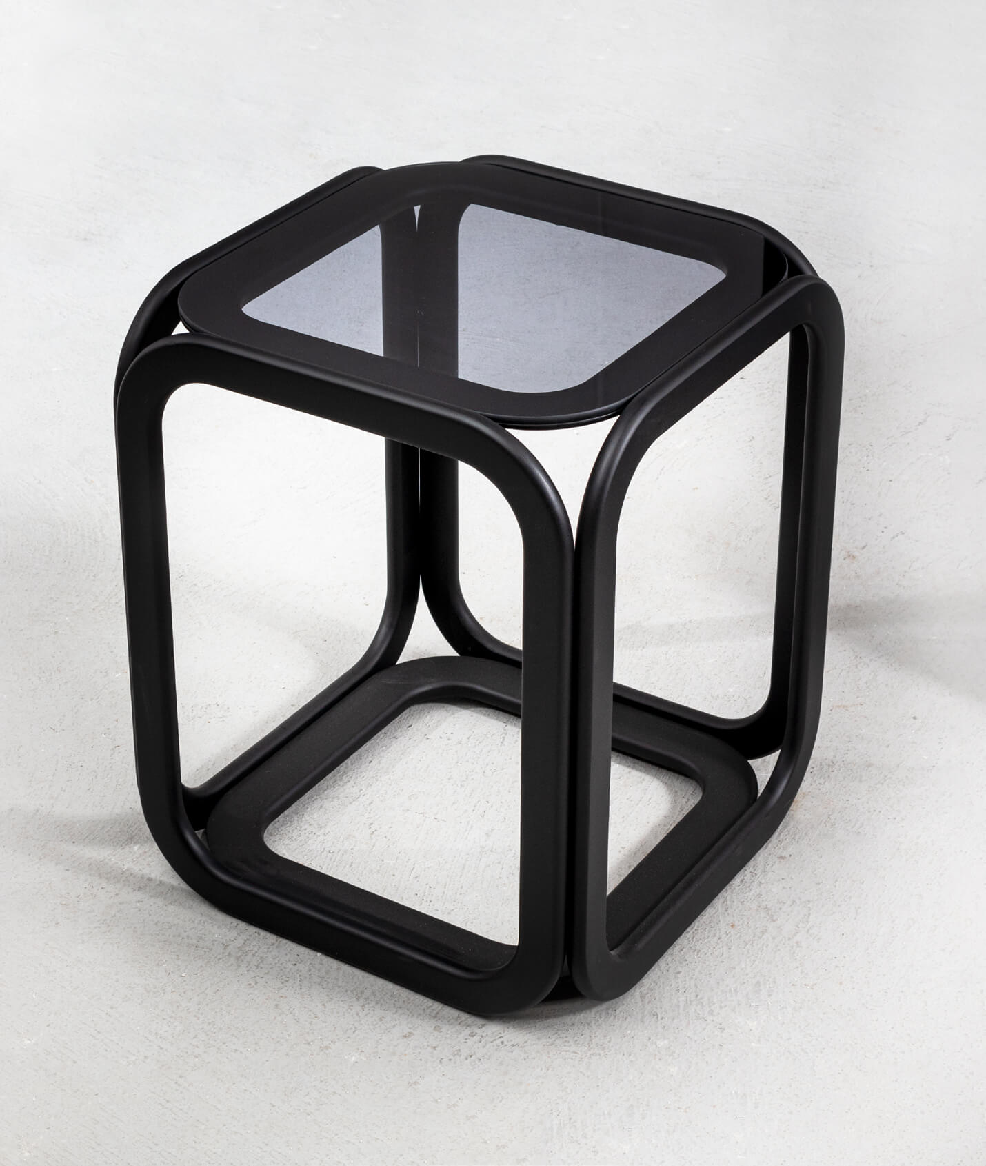 Camaro table d'appoint en verre