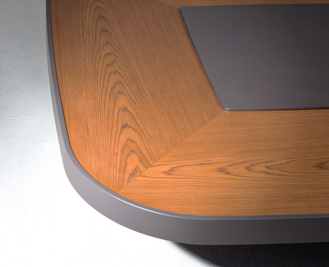 table basse en noyer carré