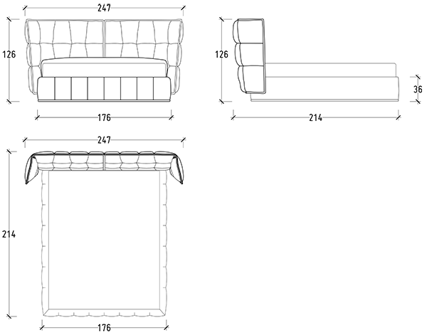 Chambre à couche Capella de luxe