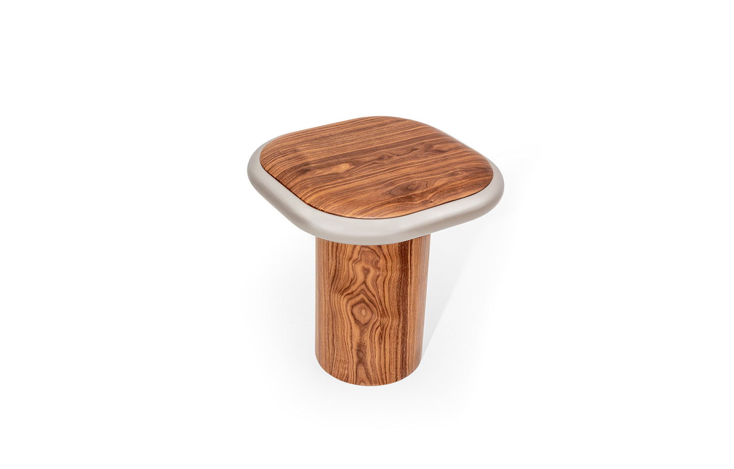 Table d'appoint class en noyer massif