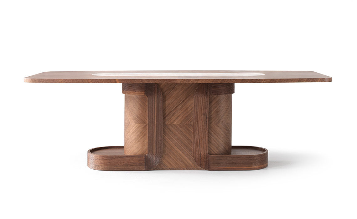 Table à manger noyer luxe