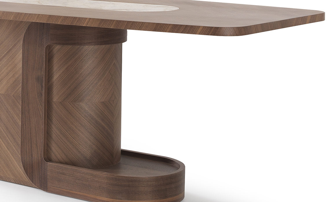 Table à manger noyer luxe