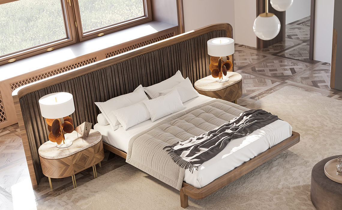 Chambre à coucher Luxe EVA noyer