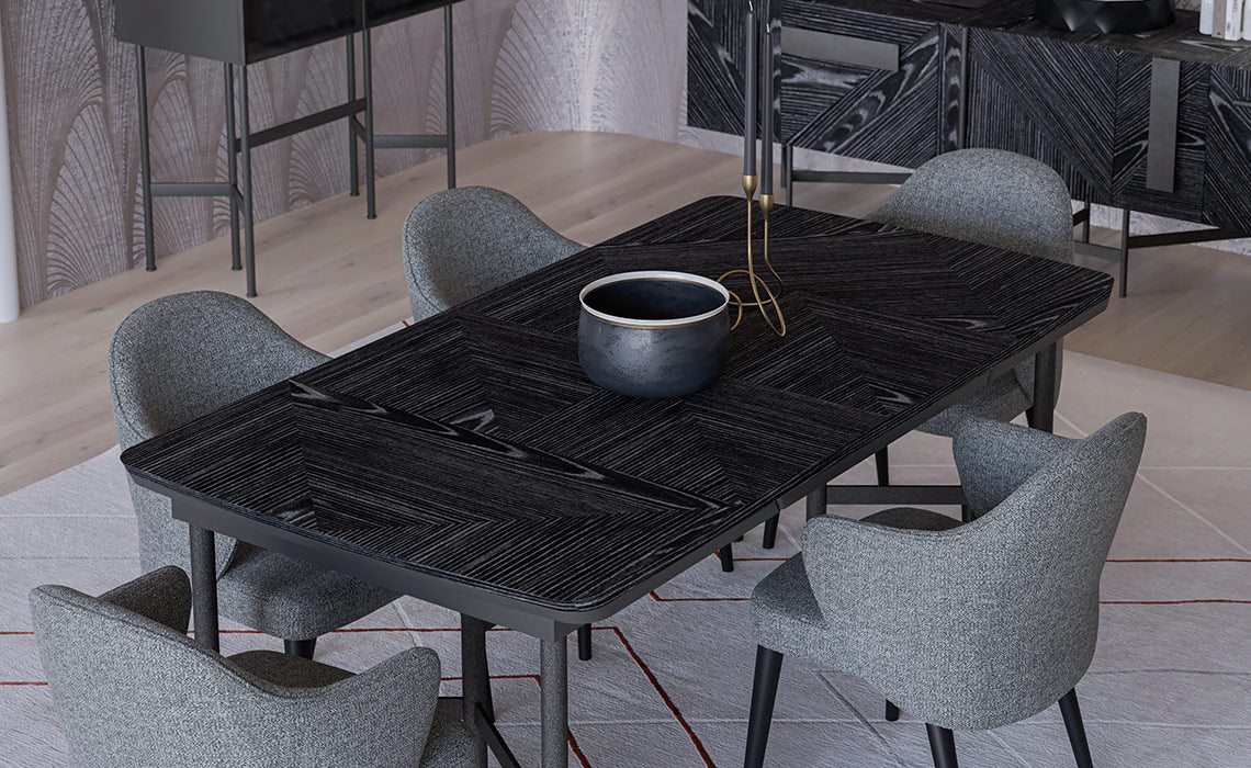Table à manger extensible en bois massif