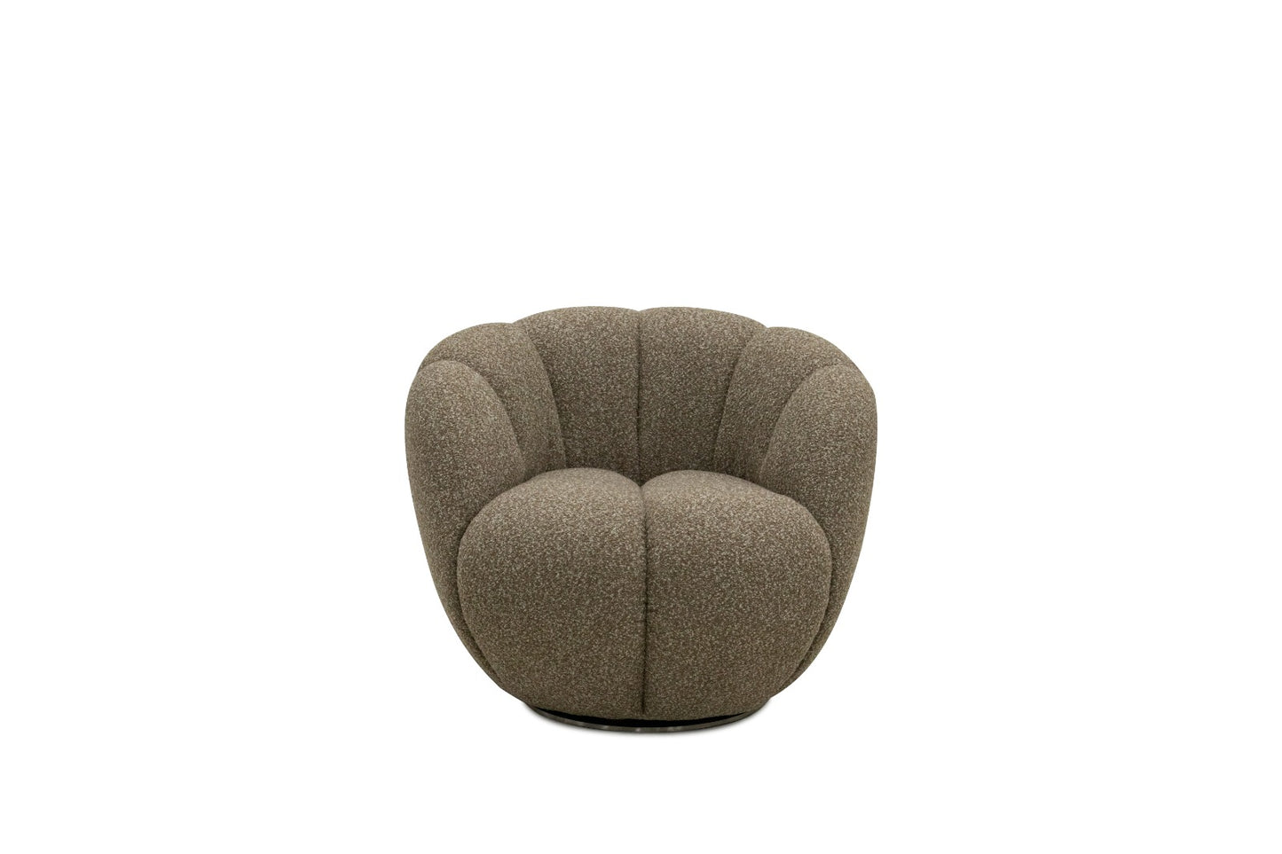 Canapé modulable beige en tissu texturé, avec assises profondes et coussins moelleux, dans un salon moderne et élégant
