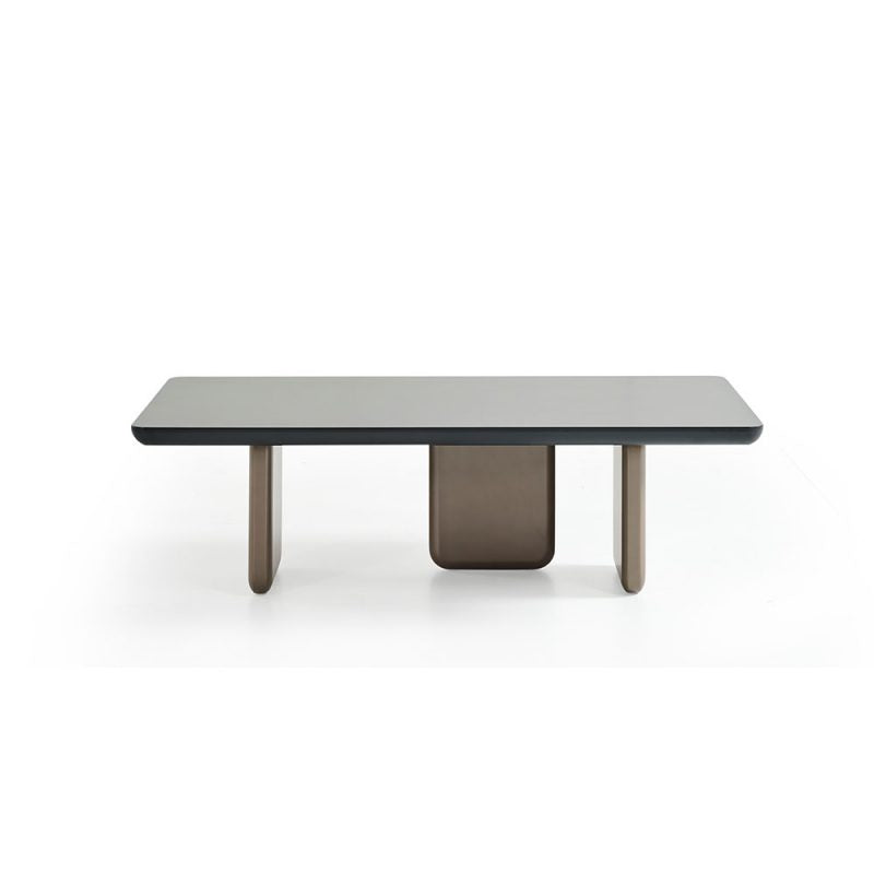 Table basse Luna Design en bois laqué